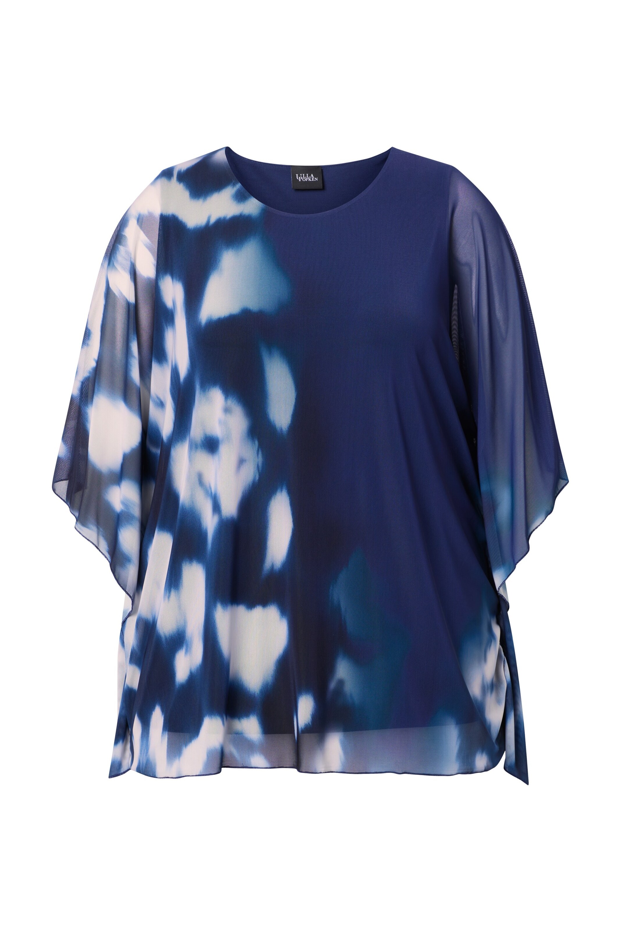 Ulla Popken Bluse in Blau: Vorderseite