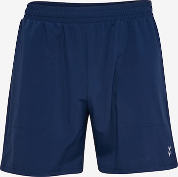 Hummel Sportshorts 'Pulse' in Blau: Vorderseite