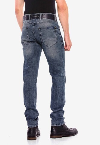 CIPO & BAXX Slimfit Jeans 'Gridlock' in Blau