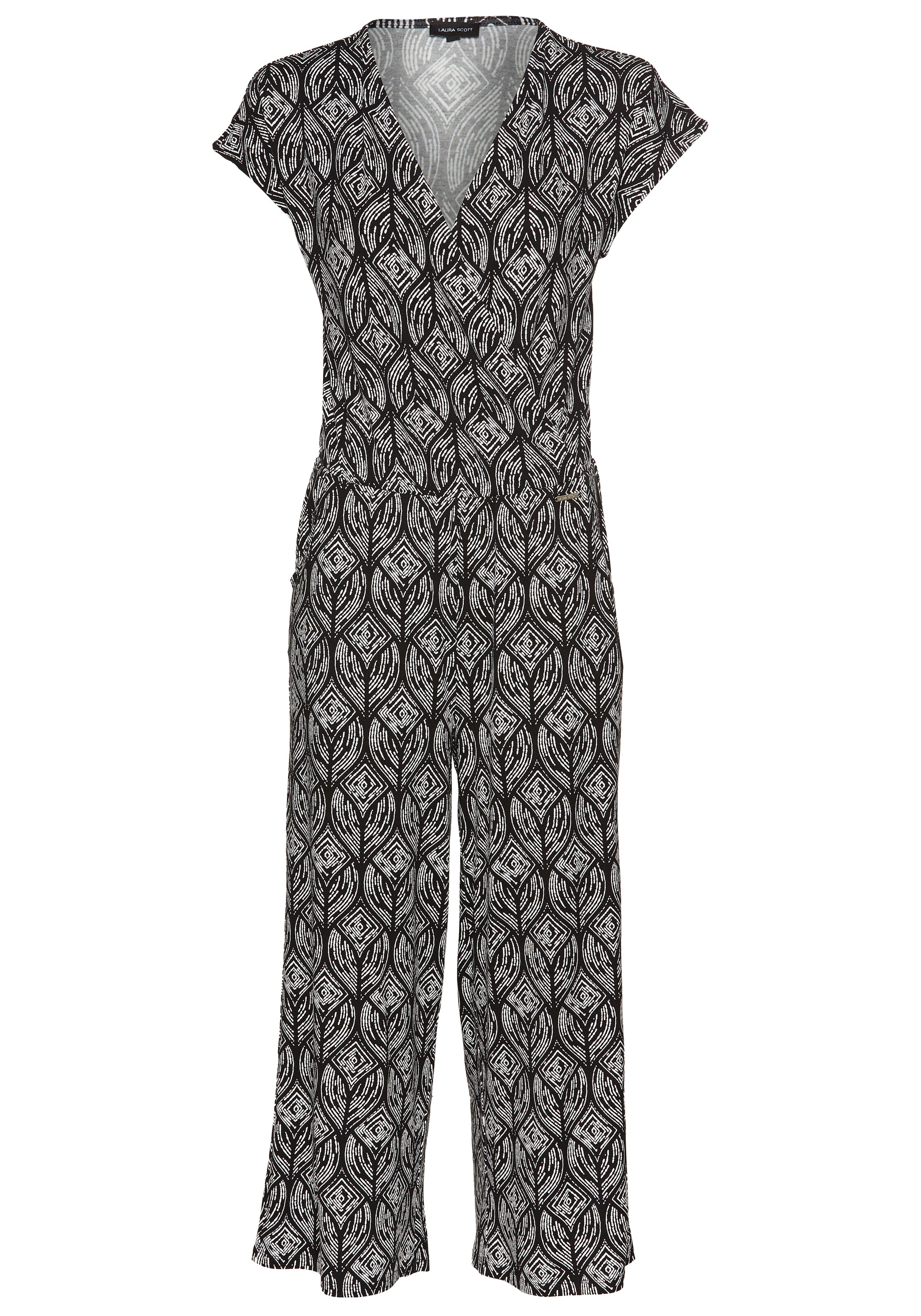 LAURA SCOTT Jumpsuit in Black: front