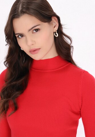 MYMO Pullover 'Comfy' in Rot