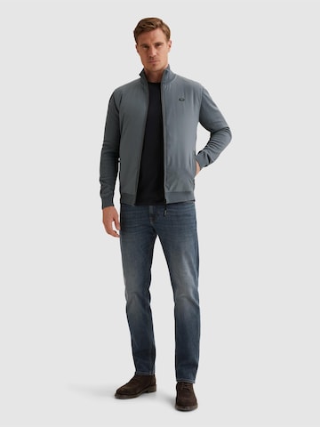 VANGUARD - Cárdigan 'Cardigan in cotton/modal with zipper closure' en azul
