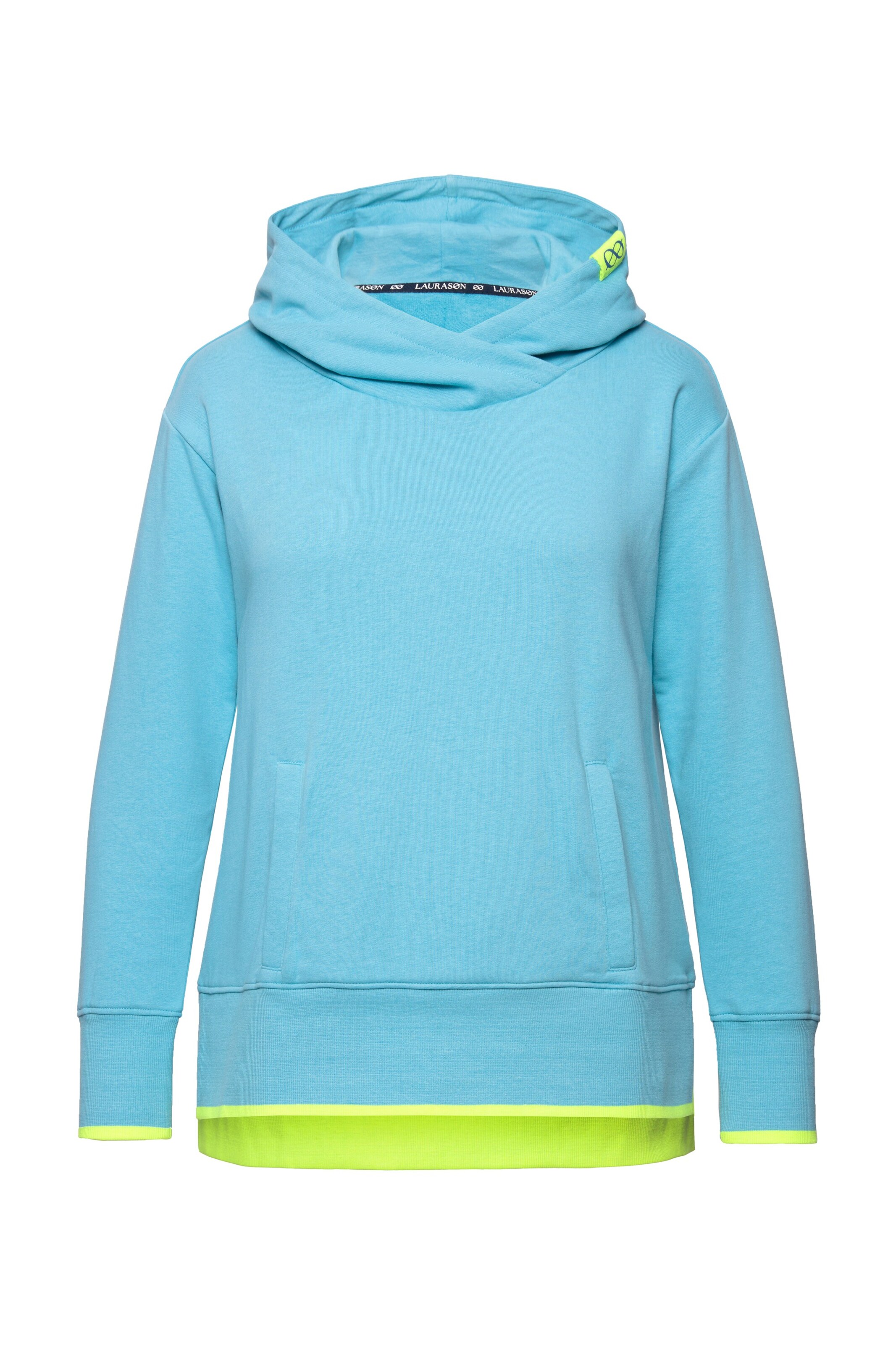LAURASØN Sweatshirt in Blauw: voorkant