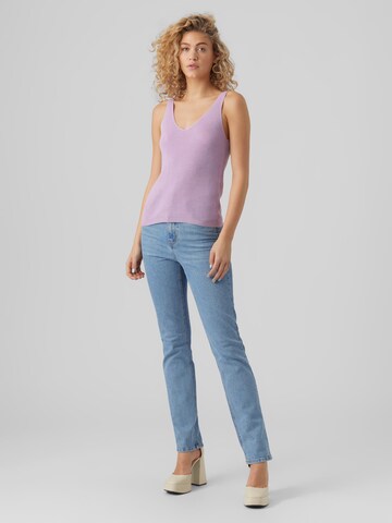 VERO MODA Knitted Top 'New Lex' in Purple