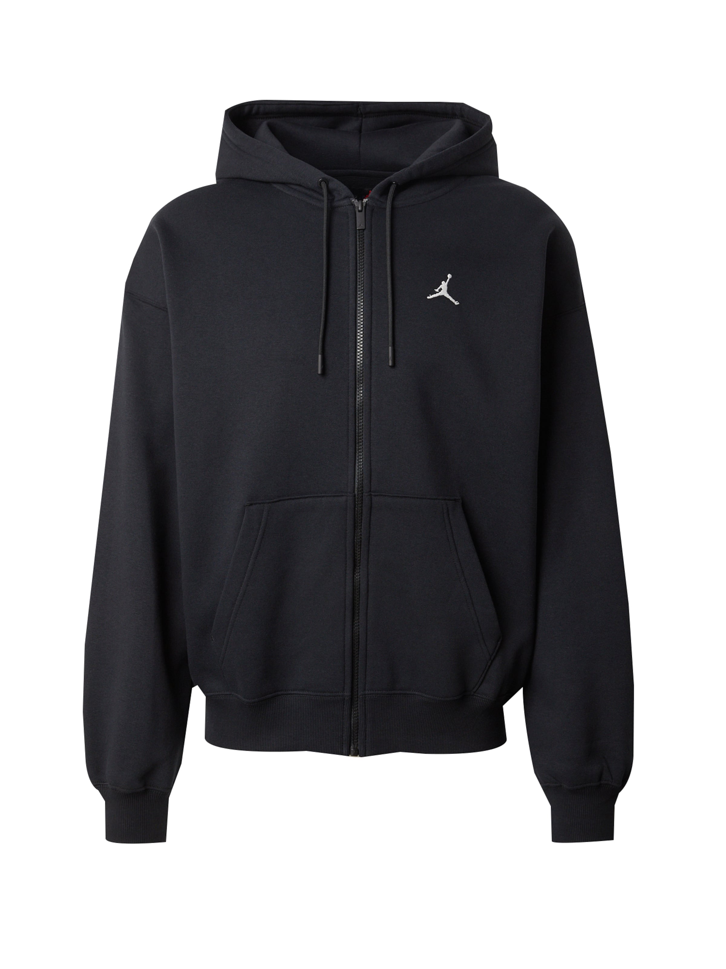 Jordan Ζακέτα φούτερ 'Brooklyn' σε μαύρο: μπροστά