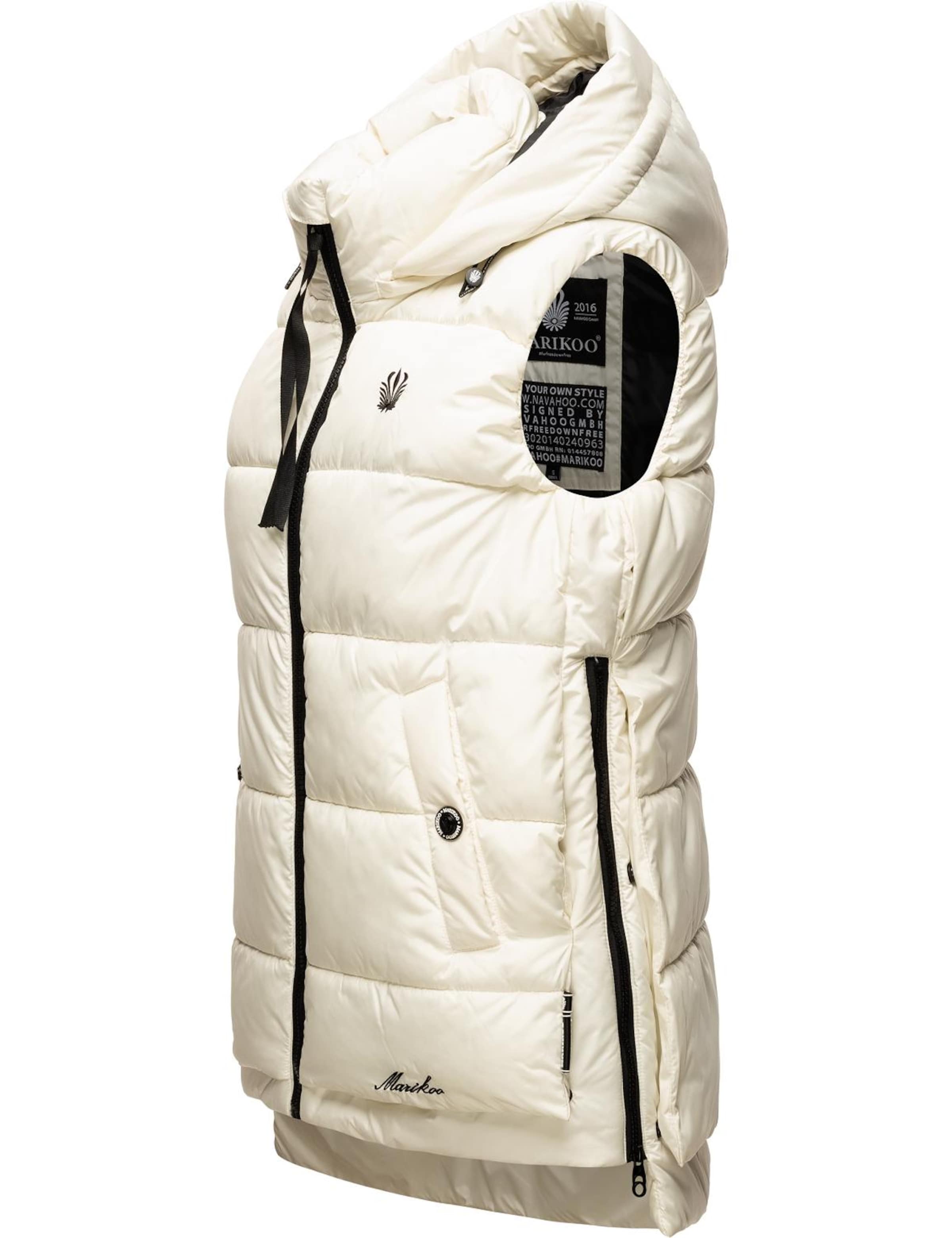 MARIKOO Vest 'Zarinaa' in White