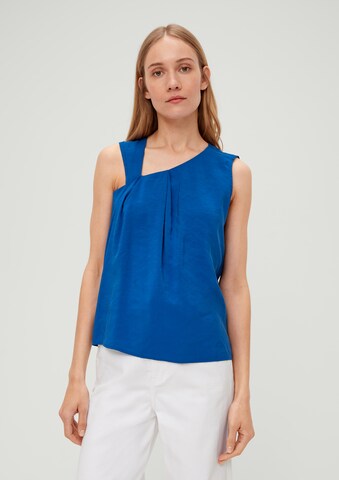 s.Oliver Blouse in Blauw: voorkant
