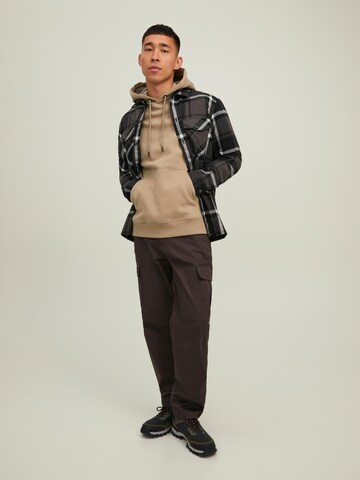 JACK & JONES Sweatshirt in Beige