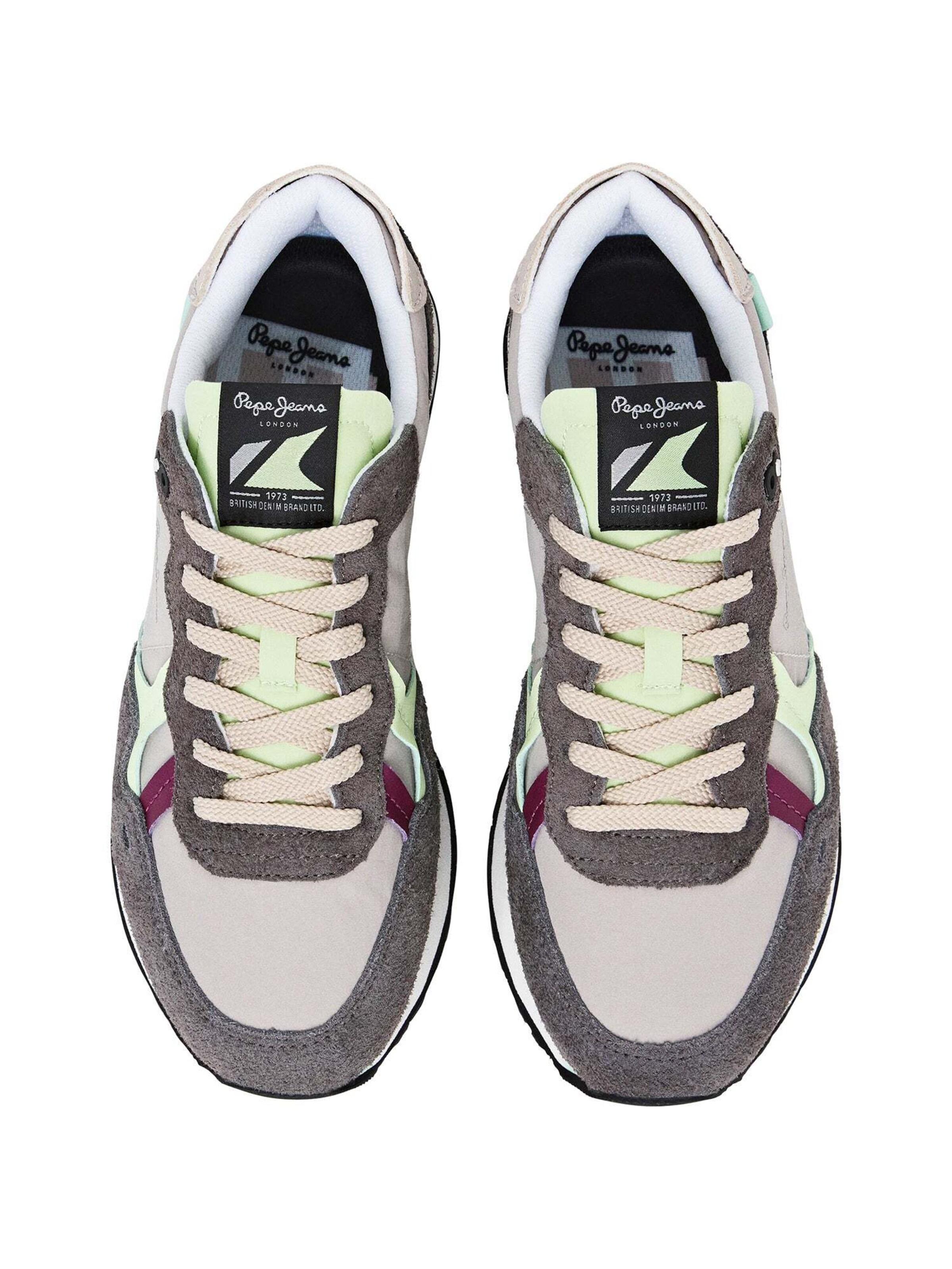 Pepe Jeans Sneakers laag 'BRIT AIR W' in Grijs