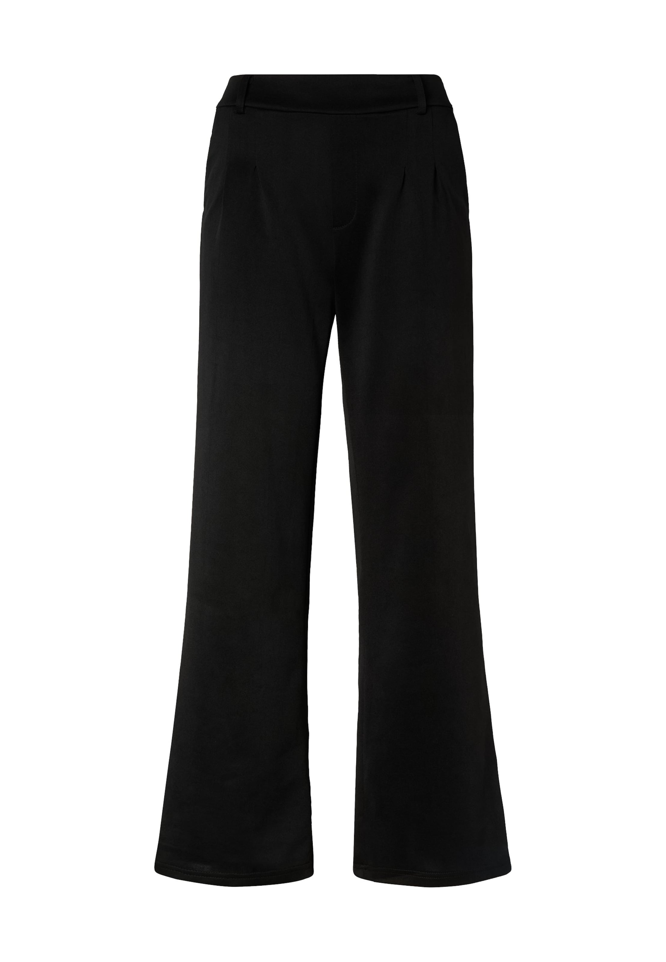 Wide Leg Pantalon à pince ZABAIONE en noir : devant