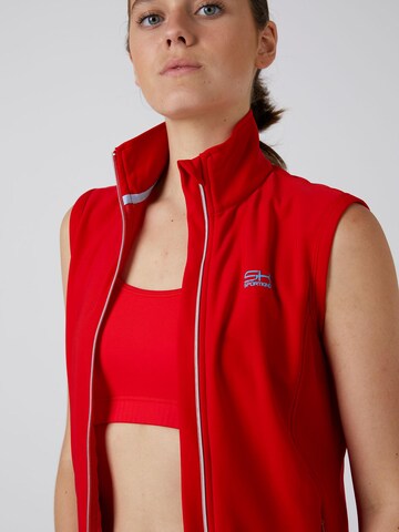 SPORTKIND Sportweste 'Eco Thermal Vest'‌‌ in Rot