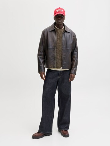 JACK & JONES Sweater in Brown