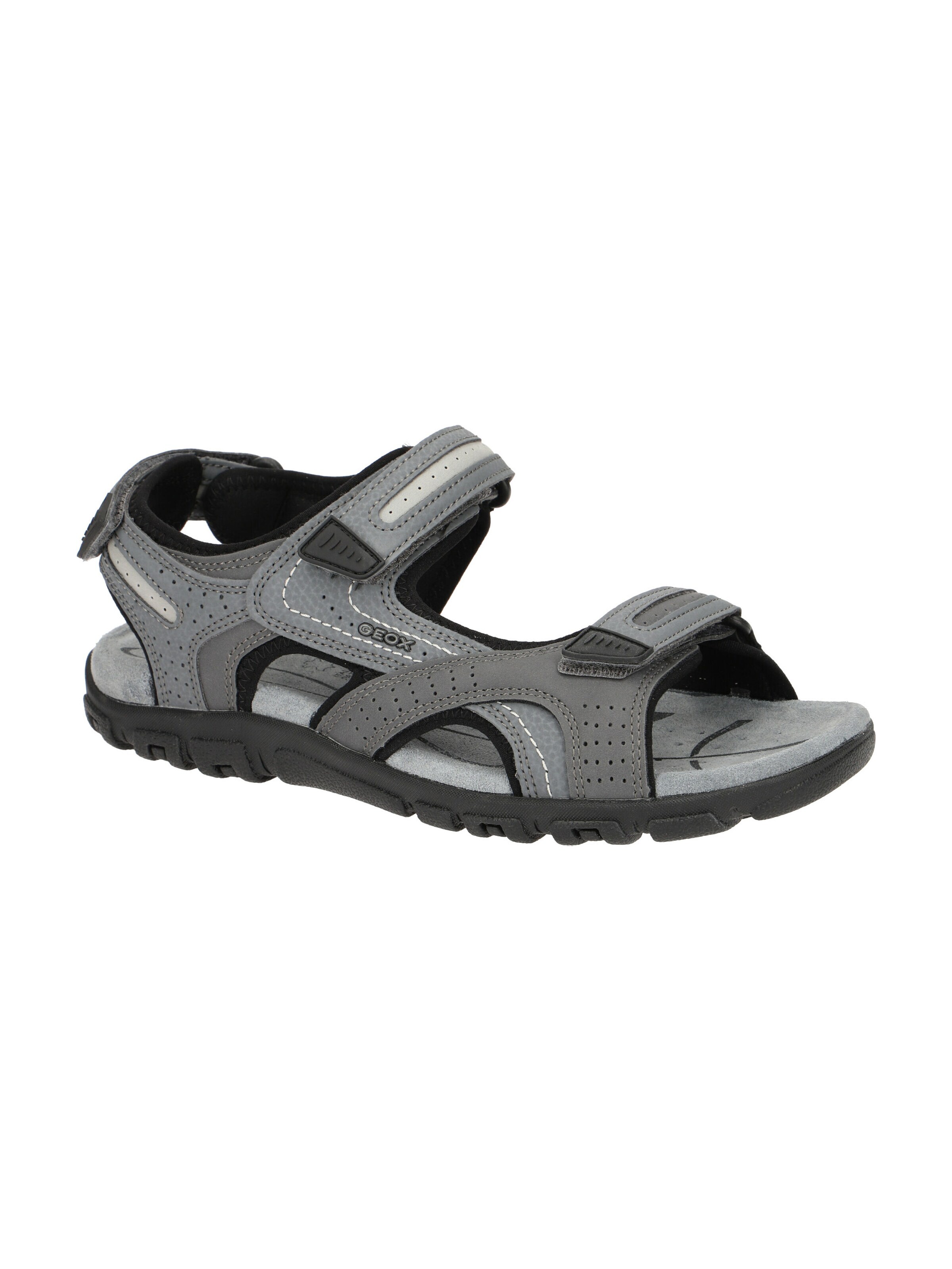 GEOX Sandale 'Strada U8224D'‌‌‌‌‌‌‌‌‌ in Grau: Vorderseite