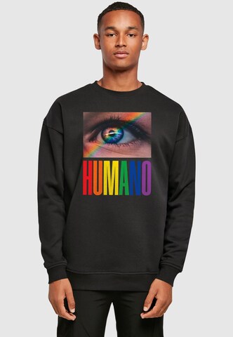 Merchcode Sweatshirt in Schwarz: Vorderseite