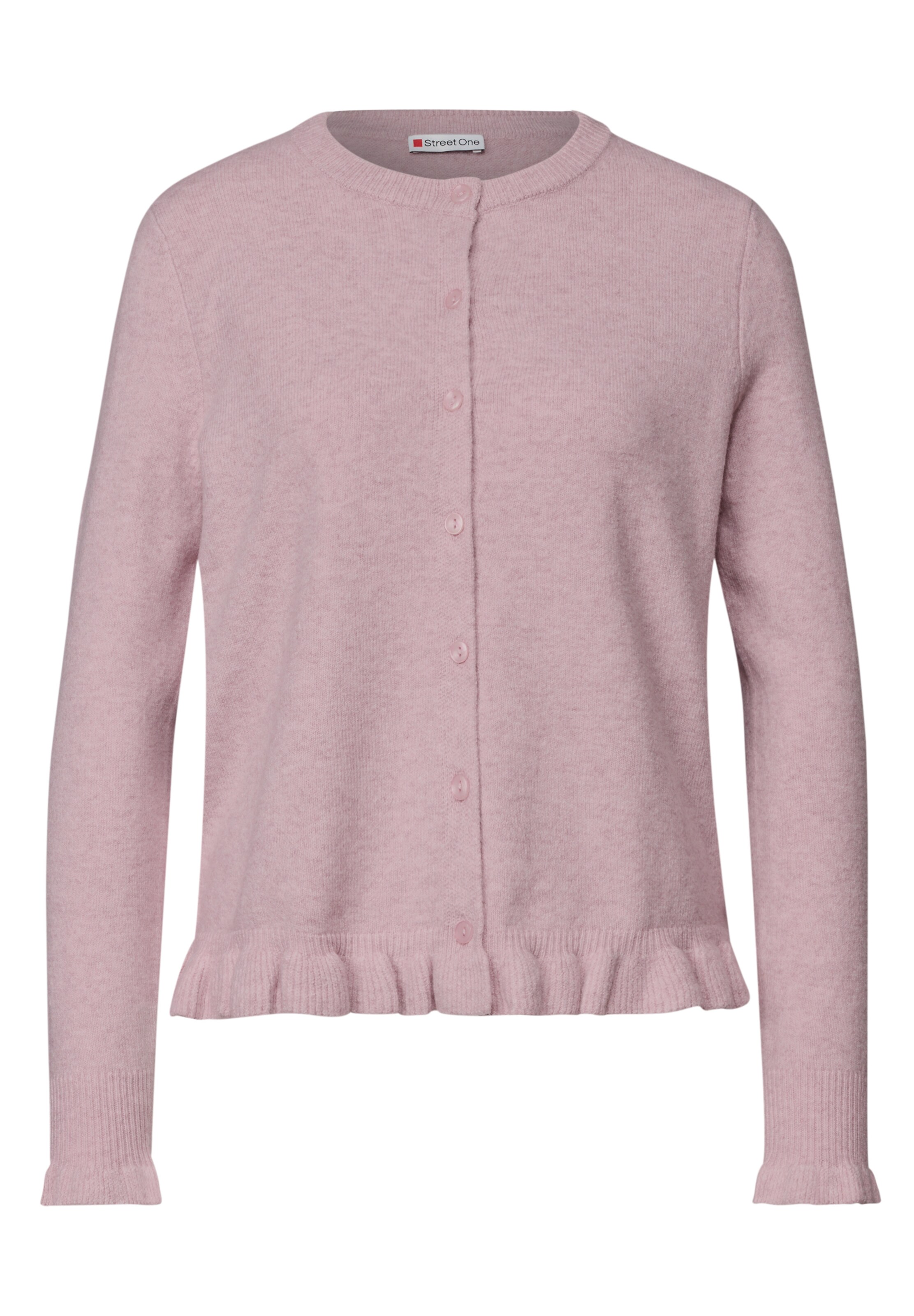 STREET ONE Strickjacke in Pink: Vorderseite