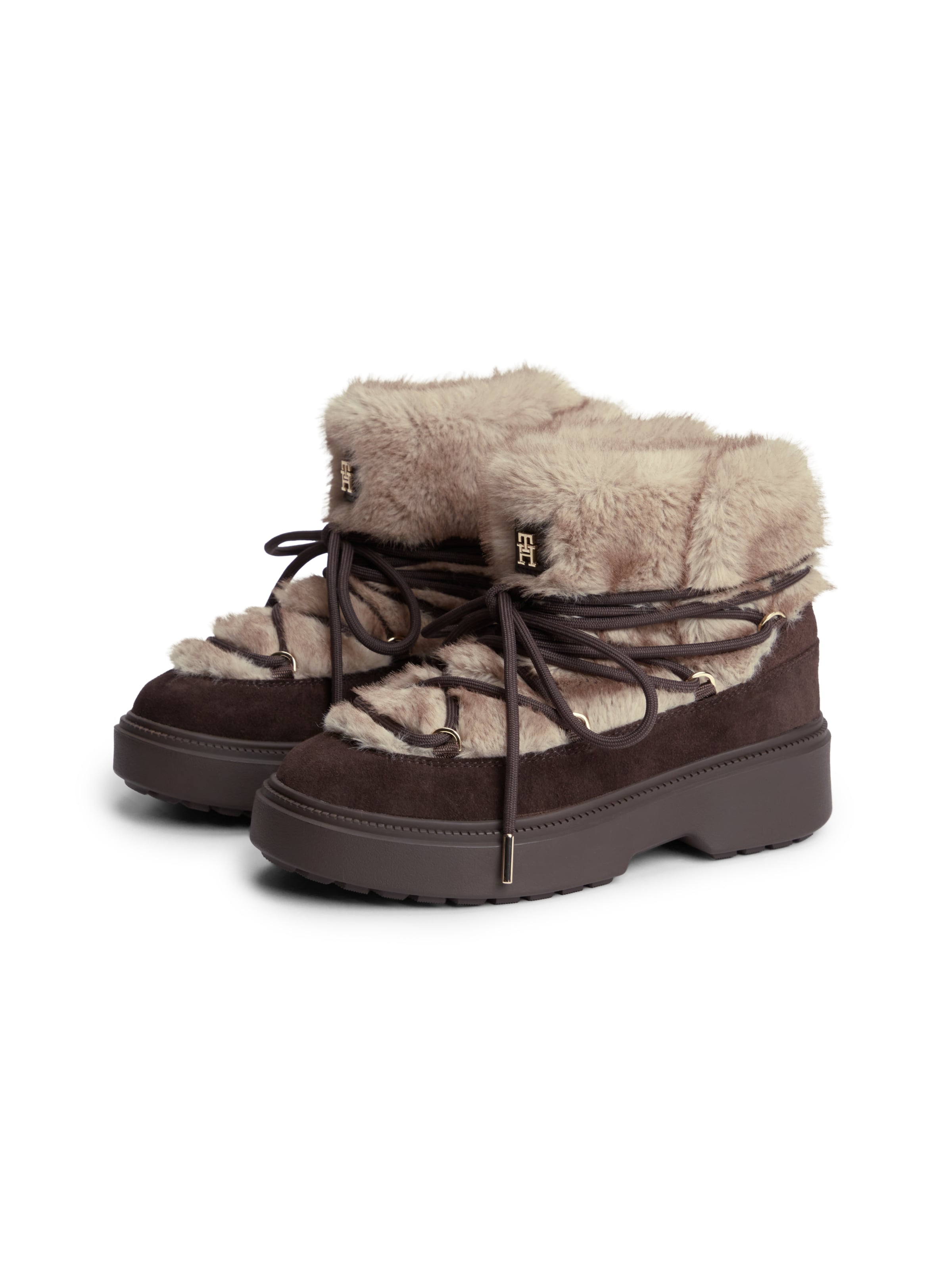 TOMMY HILFIGER Snowboots in Braun