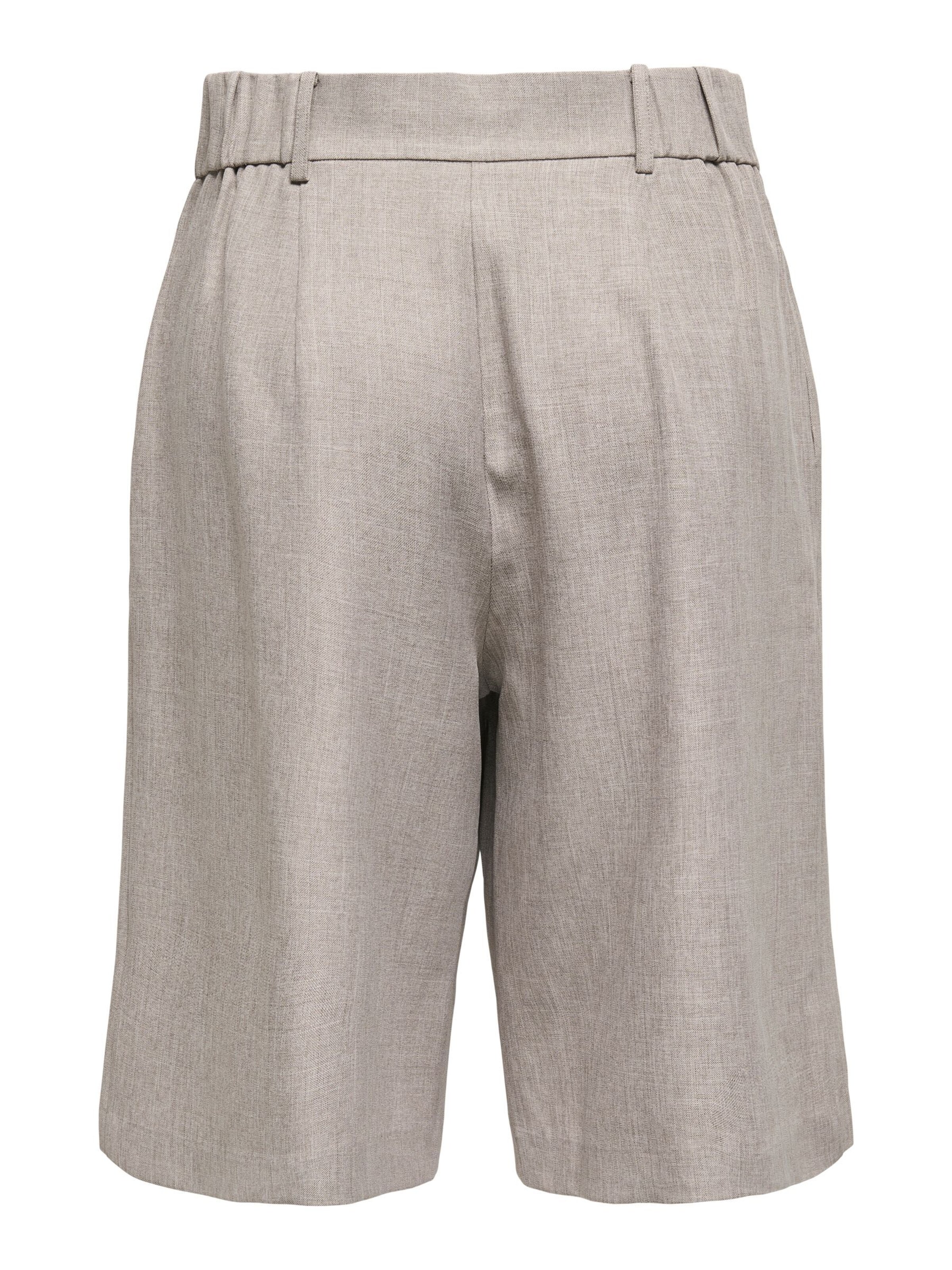 ONLY Wide Leg Bukser med lægfolder 'ONLLinda' i grå