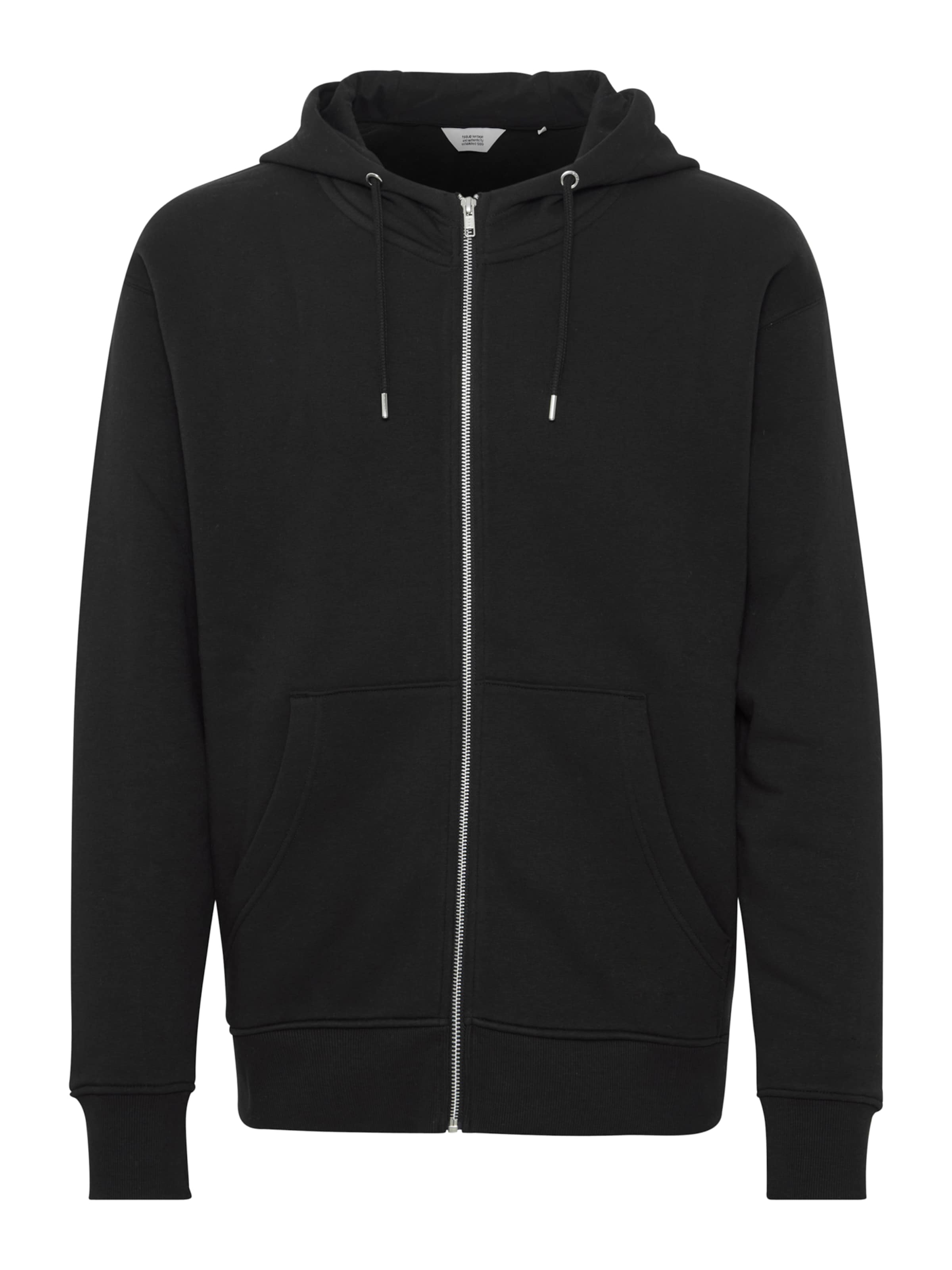 !Solid Sweatjakke 'SD LENZ' i sort: forside