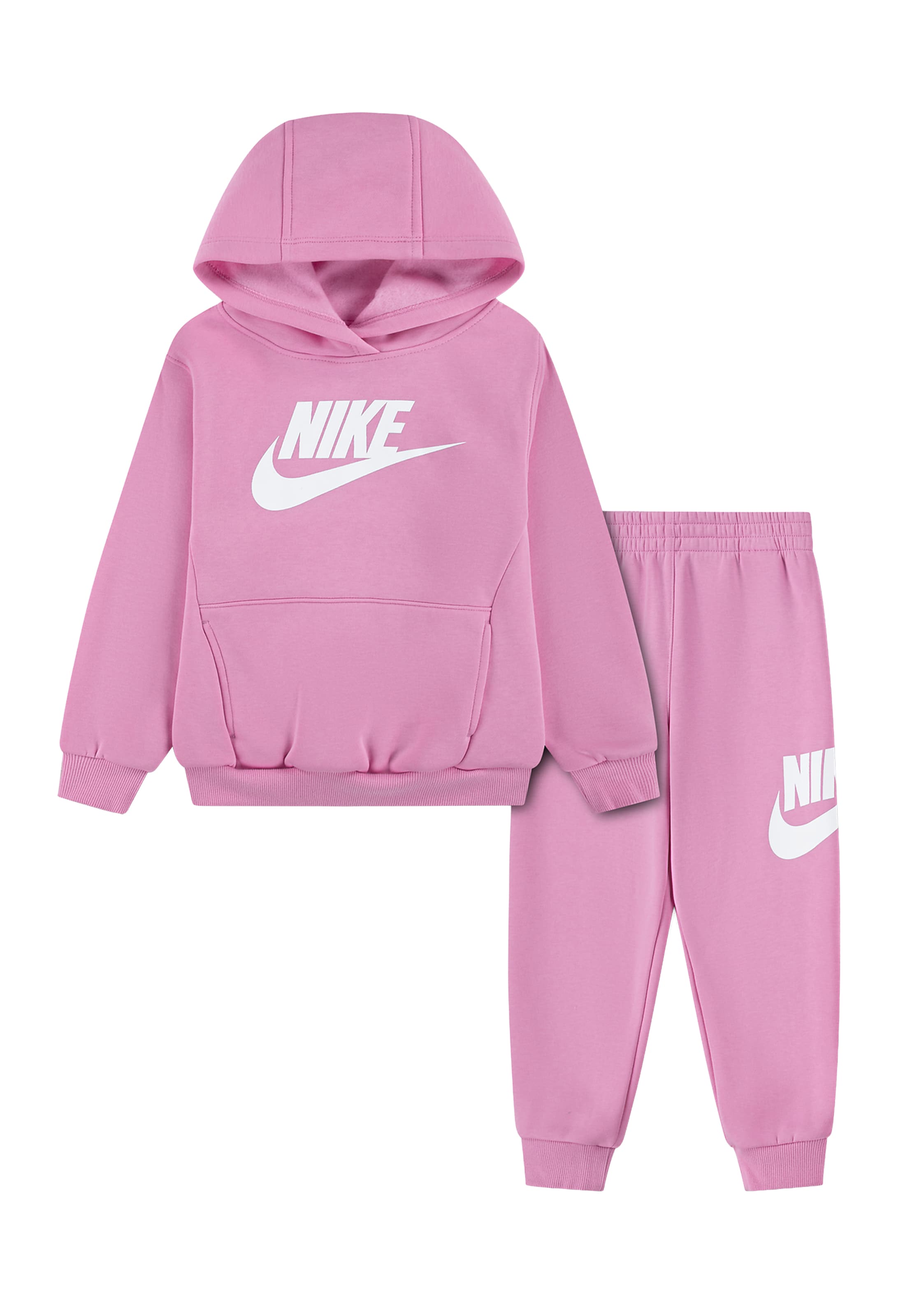 Nike Sportswear Φόρμα τρεξίματος 'CLUB FLEECE' σε ροζ: μπροστά