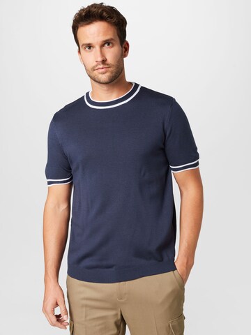 BURTON MENSWEAR LONDON Shirt in Blauw: voorkant