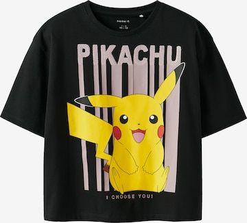NAME IT Paita 'NKFNISA POKEMON' värissä musta: etupuoli