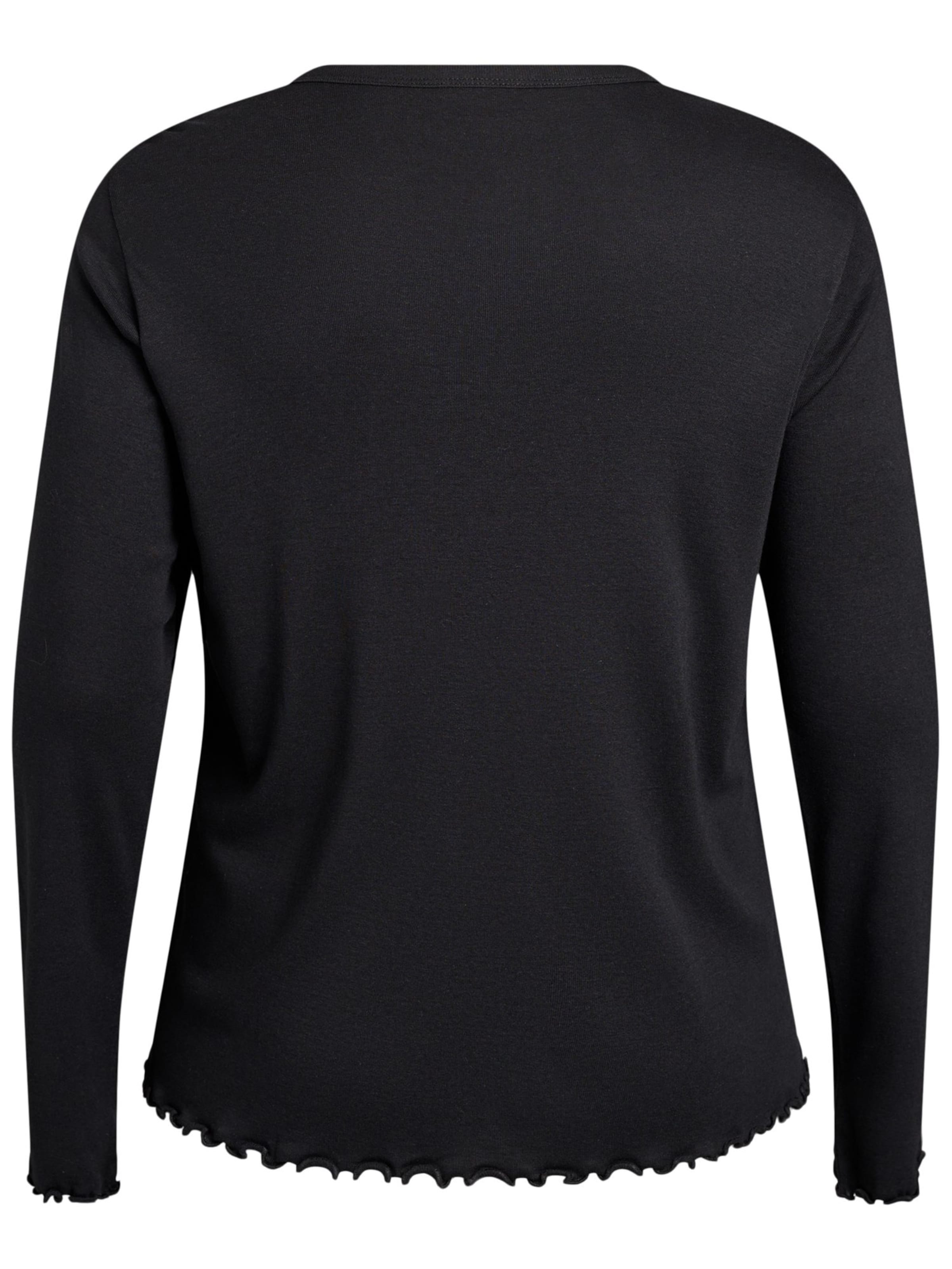 Zizzi Bluza 'Cabinar' | črna barva