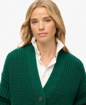 Cardigan Superdry en vert : devant