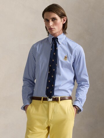 Polo Ralph Lauren Средняя посадка Рубашка в Синий: спереди