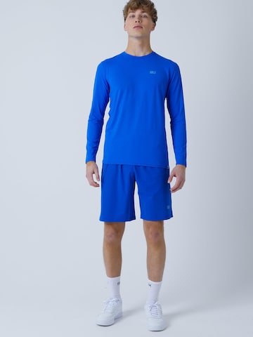 SPORTKIND Funktionsshirt 'Crew Neck Long Sleeve Shirt'‌‌‌‌‌‌‌‌‌‌ in Blau: Vorderseite