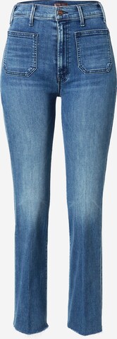 MOTHER Bootcut Jeans 'HUSTLER' in Blauw: voorkant