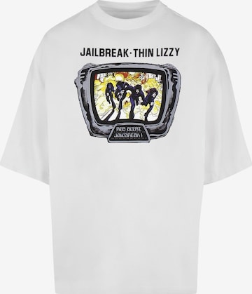Merchcode T-Shirt 'Thin Lizzy - Jailbreak' in Weiß: predná strana