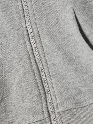 NAME IT - Sudadera con cremallera en gris