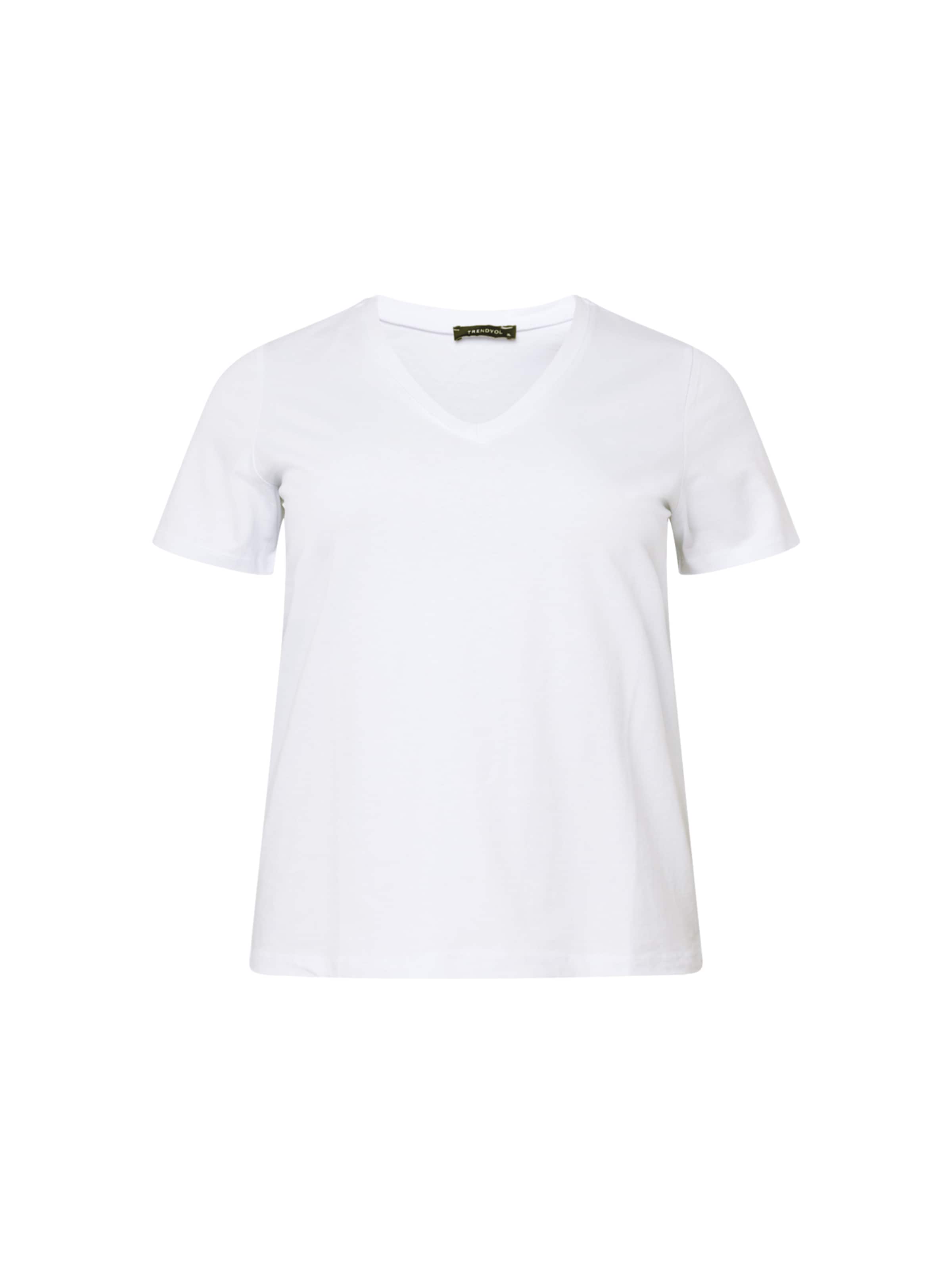 Trendyol Curve - Camiseta en blanco: frente