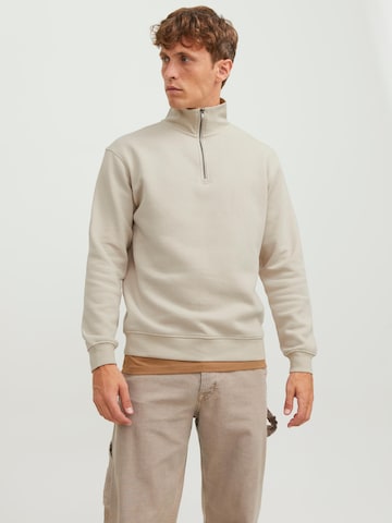 JACK & JONES Sweatshirt 'Bradley' in Beige: predná strana