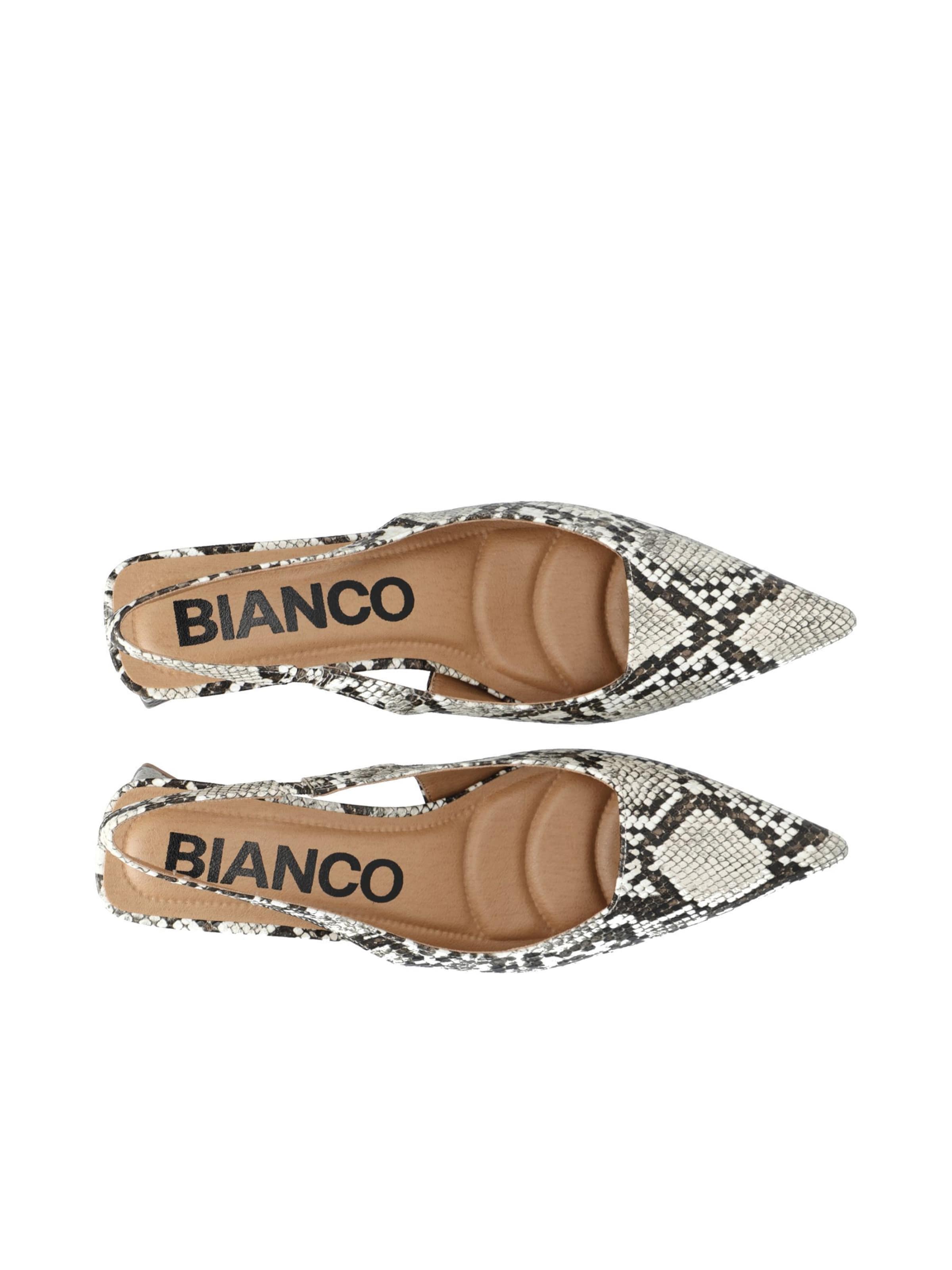 Escarpins à bride arrière 'Maralyn' Bianco en blanc