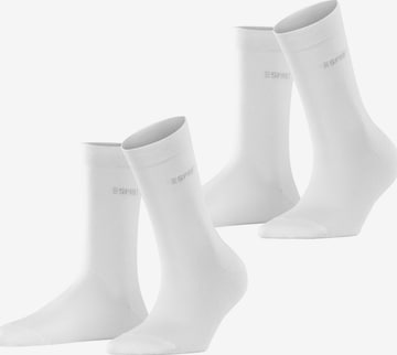 ESPRIT Socken 'Uni 2-Pack' in Weiß: Vorderseite