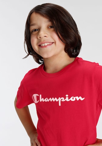 T-Shirt Champion en rouge