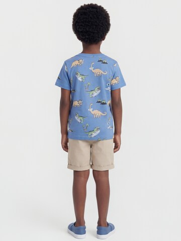 mėlyna Lindex Marškinėliai 'Dino'