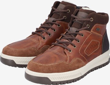 Rieker Lace-Up Boots in Brown