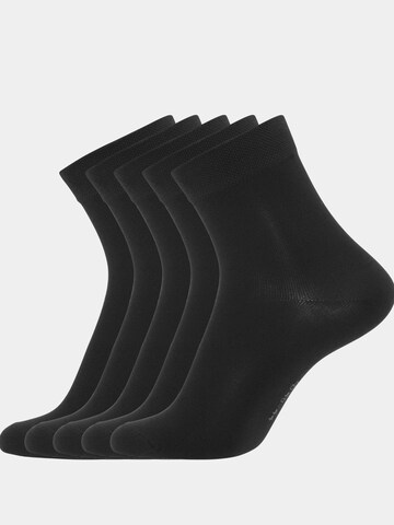 Copenhagen Bamboo Sokken in Zwart: voorkant