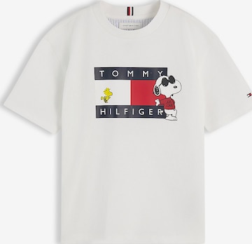 TOMMY HILFIGER Shirt 'PEANUTS' in White: front