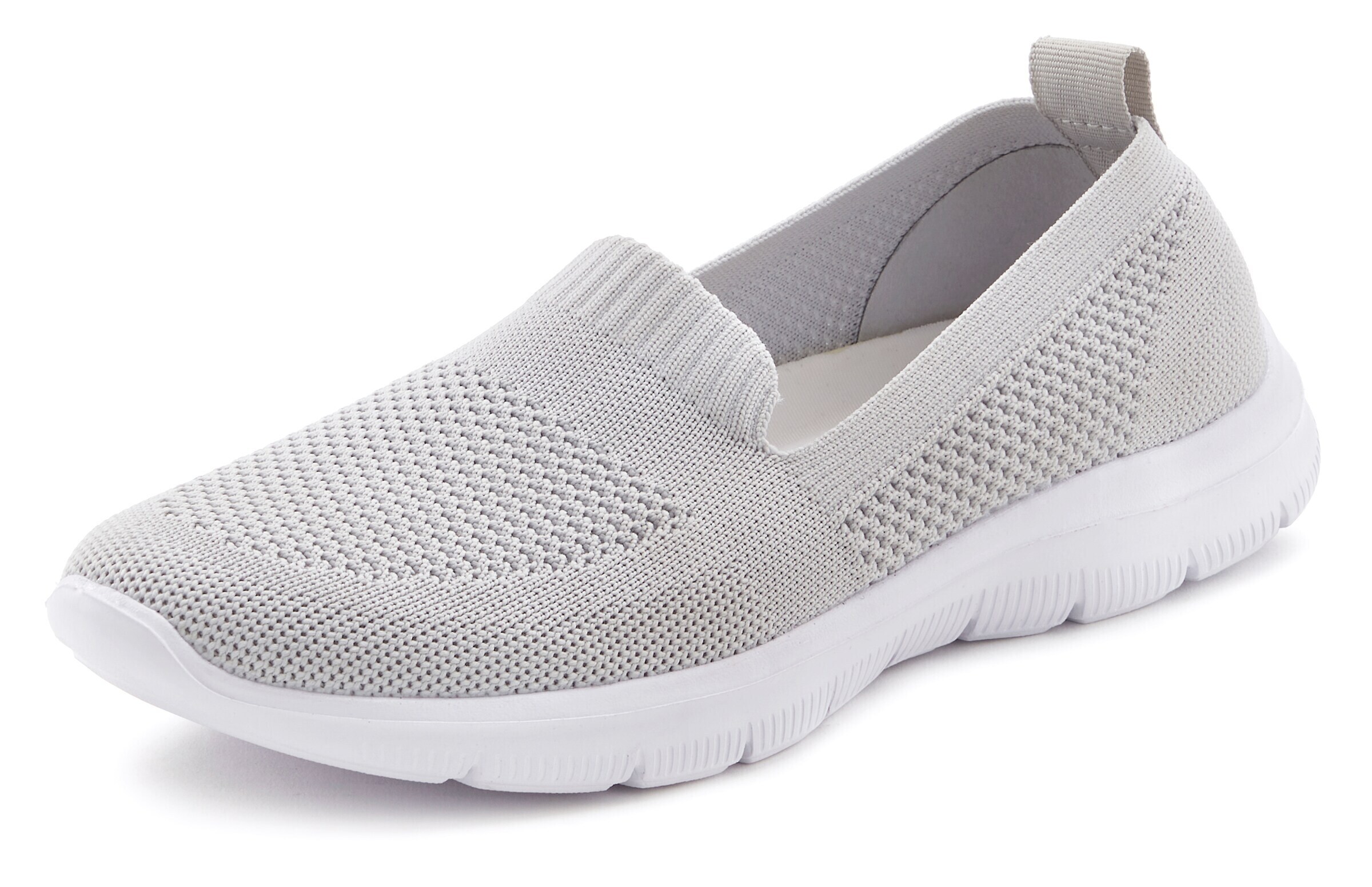 LASCANA Slip-Ons in Grey: front