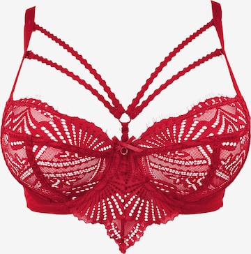 SugarShape Bra in Red: front