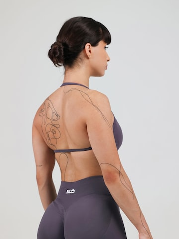 neverover - Bustier Sujetador deportivo 'Hue Minimal Strappy Bra' en marrón