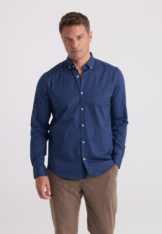 Felix Hardy Regular fit Риза в синьо: отпред