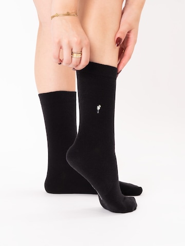 Occulto Socks 'Juno' in Black