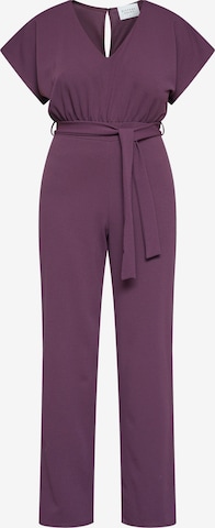 SISTERS POINT Jumpsuit in Purple: front
