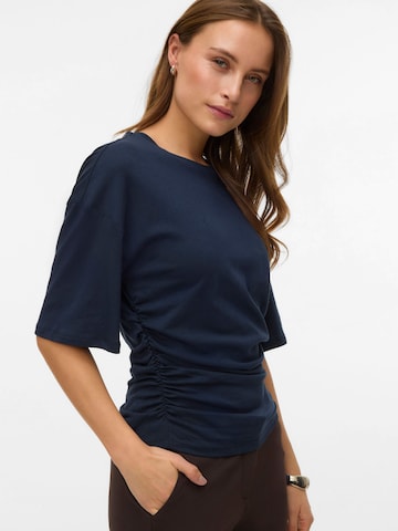 VERO MODA Тениска 'VMNAVARO' в синьо: отпред