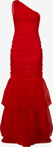Chi Chi London Evening Dress in Red: front