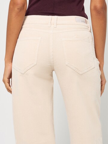 Gang Wide Leg Hose in Beige